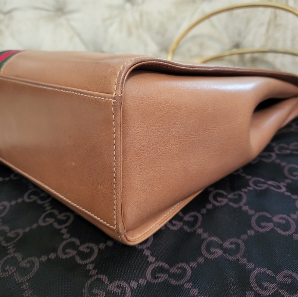 (SOLD)RARE Authentic 1960's Gucci sherryline snaffle bit bag - Picture 13 of 16